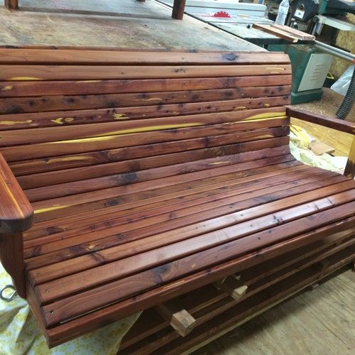 Porch Swing Cedar Wooden Porch Swing Cedar, Cedar Wood Patio Swing