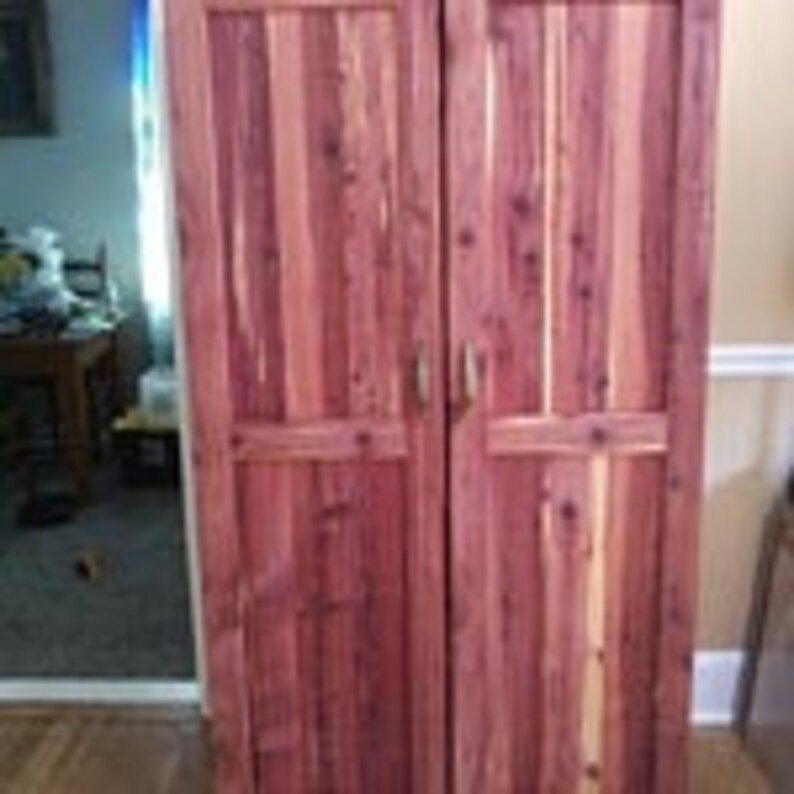 Cedar Wardrobe Wardrobe Clothes Closet Storage Unit Etsy