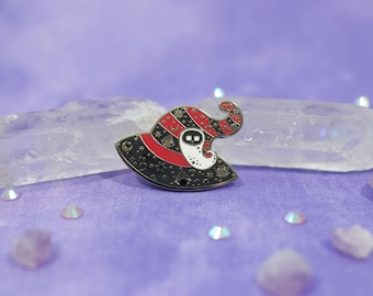 Mystic - Gespenst - Hexenhut - Emaille Pin