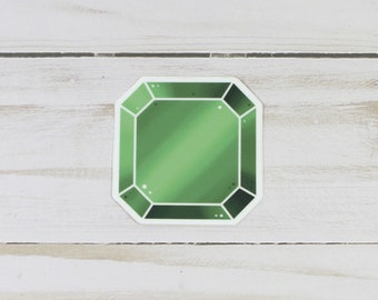Emerald Gemstone - Sticker