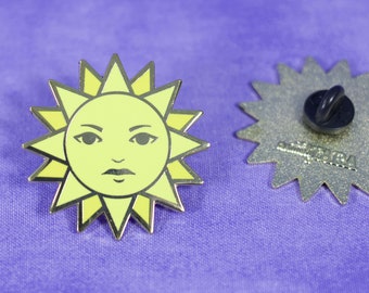 Sun - Gold - Enamel Pin
