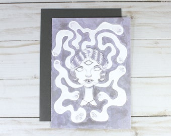 Ectoplasm - Artwork Greeting Card - Art Print