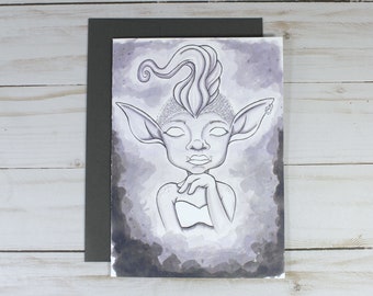 Goblin - Artwork Greeting Card - Art Print