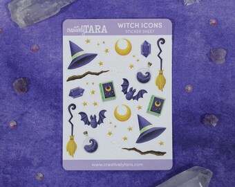 Witches - Planner Paper Sticker Sheet