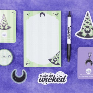 Green Pretty Witch - Stationery Gift Set - Bundle