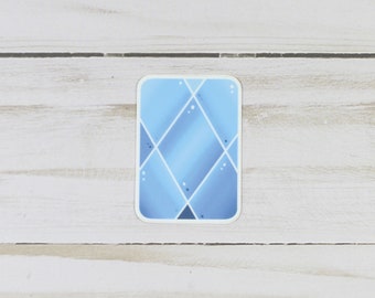 Blue Topaz Gemstone - Sticker