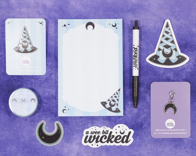 Witch Academy - Wisteria Blue - Stationery Gift Set - Bundle