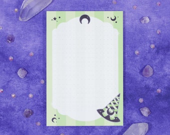 Green Pretty Witch - Notepad