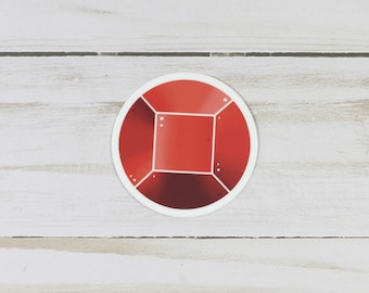 Ruby Gemstone - Sticker