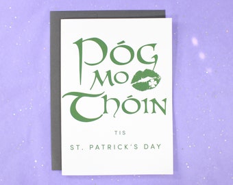 Pog Mo Thoin - St. Patrick's Day - Greeting Card