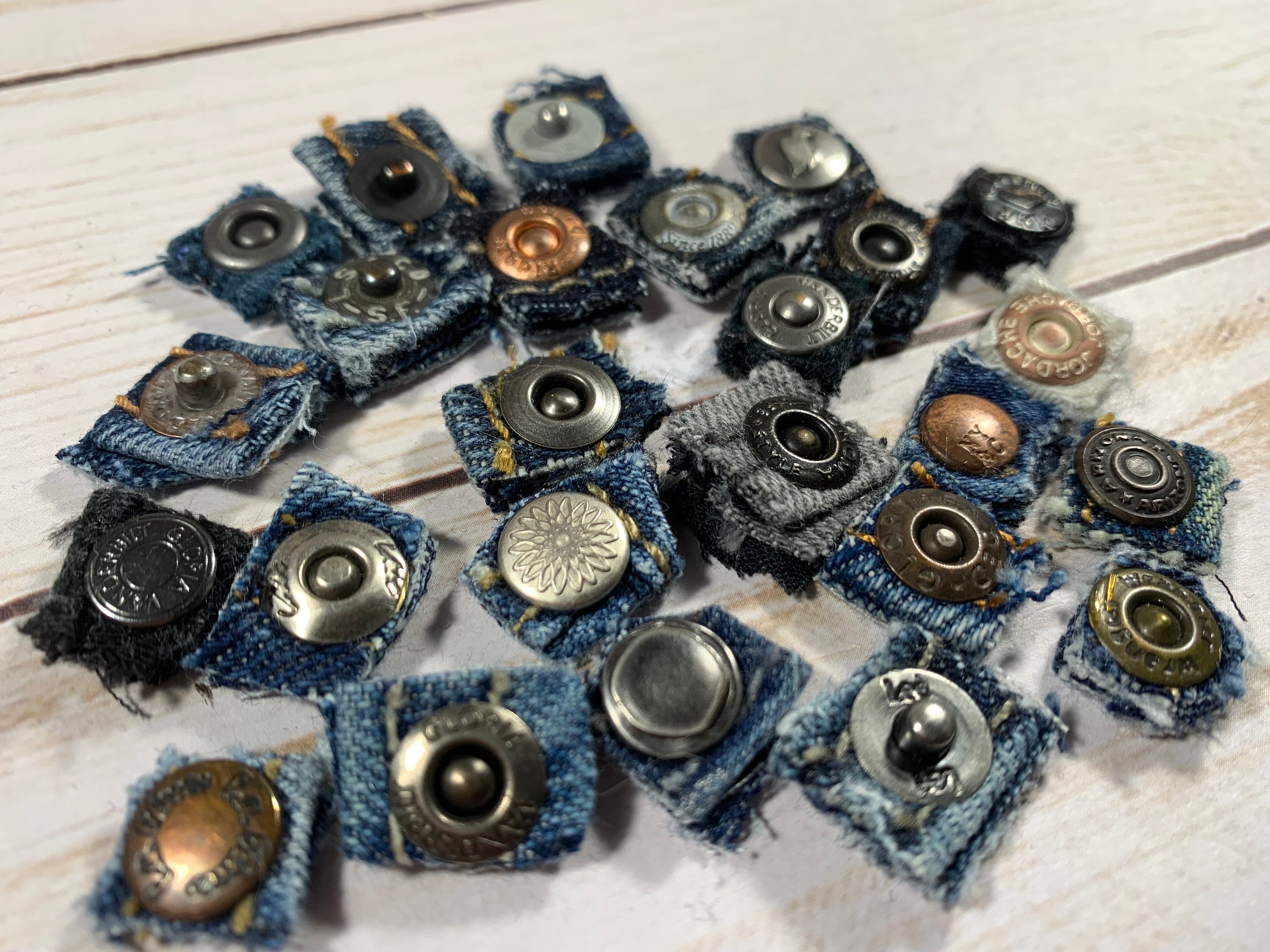 Denim Rivets - Etsy