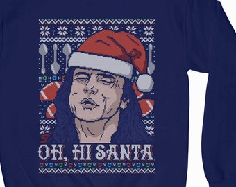 Wiseau the Room Oh Hi Santa Christmas Sweater Jumper Etsy
