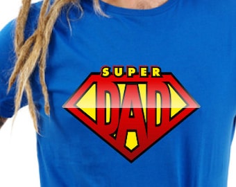 Superdad T-Shirt Father's Day Gift for the Awesome Dad. Dad's own Superhero shirt! Father To Be Shirt or just for the Best Dad Ever MLG-1206