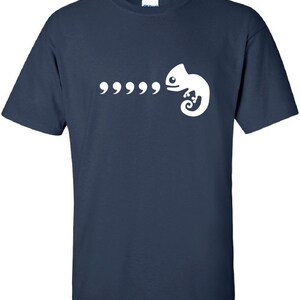 comma comma comma chameleon shirt