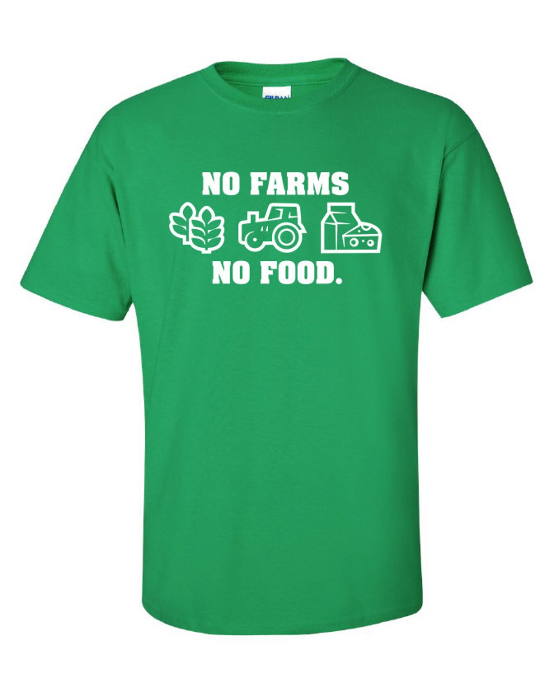 No Farms No Food Support Your Local Farmers Dairy Grain - Etsy