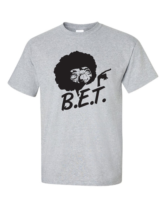 B.E.T. E.T. Phone Home Afro Shirt Movie Et Black Entertainment