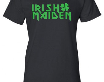 irish maiden kiss me or green bar scotland saint st. Patrick's Paddy's ireland T-Shirt Tee Shirt Mens Ladies Womens mad labs ML-117