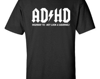 ADHD Highway To Distraction Funny Sweatshirt ADD Holiday Gift Hoodie 