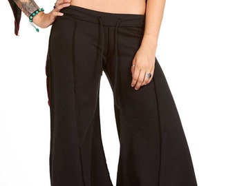 Pantalones anchos Flow en color negro