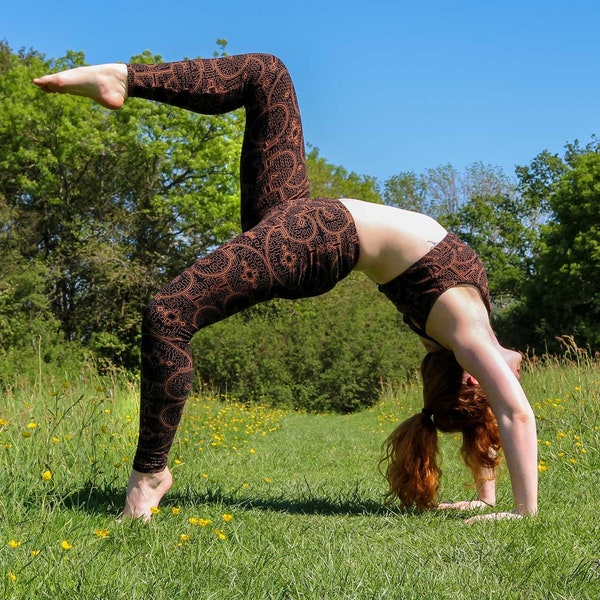 Leggings Ayahuasca en Shipibo noir