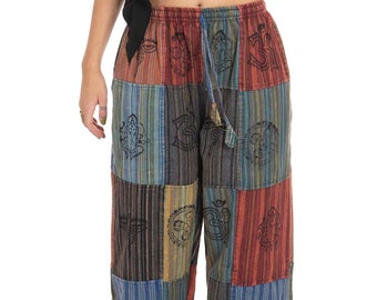 Patchwork Hippy Festival Ethno Trousers