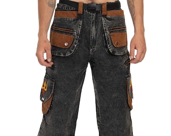 Mens Goa Festival Cargo Shorts