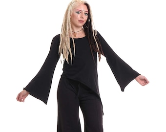 Assym Pixie Top in Black