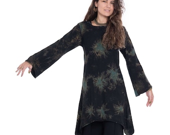 Oversize Tie Dye Tunic Dress