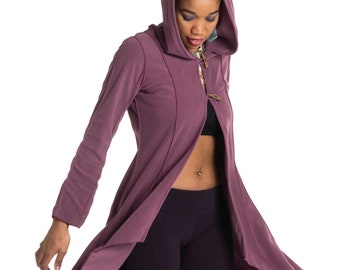 Chaqueta de hada de polar, chaqueta de cosplay de hadas, disfraz de Ren Faire para mujer, abrigo de fantasía élfica para mujer, ropa de hadas