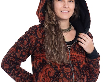 Cosy Blanket Hoodie in Orange