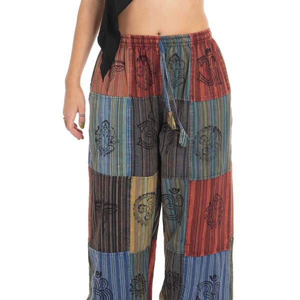 Patchwork Hippy Festival Ethno Trousers