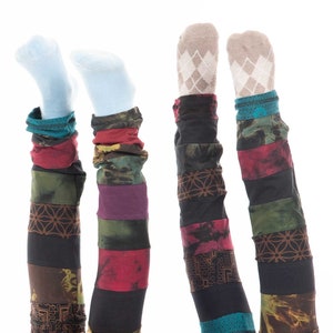 Tie Dye & Sacred Geometry Banded Legwarmers