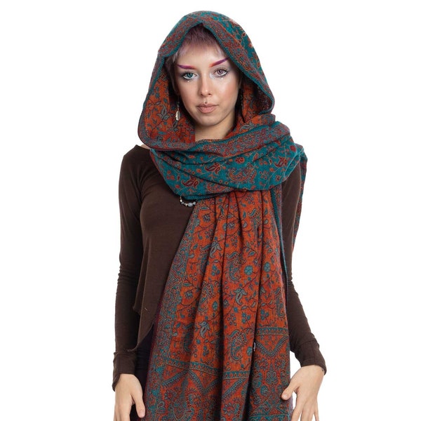 hooded blanket shawl