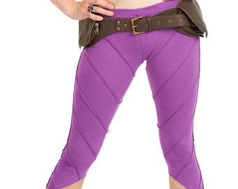 Organic Pixie Leggings in Purple