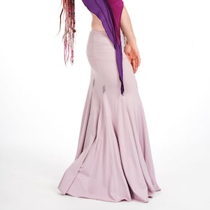 Mermaid Fishtail Skirt in Pink Organic Cotton