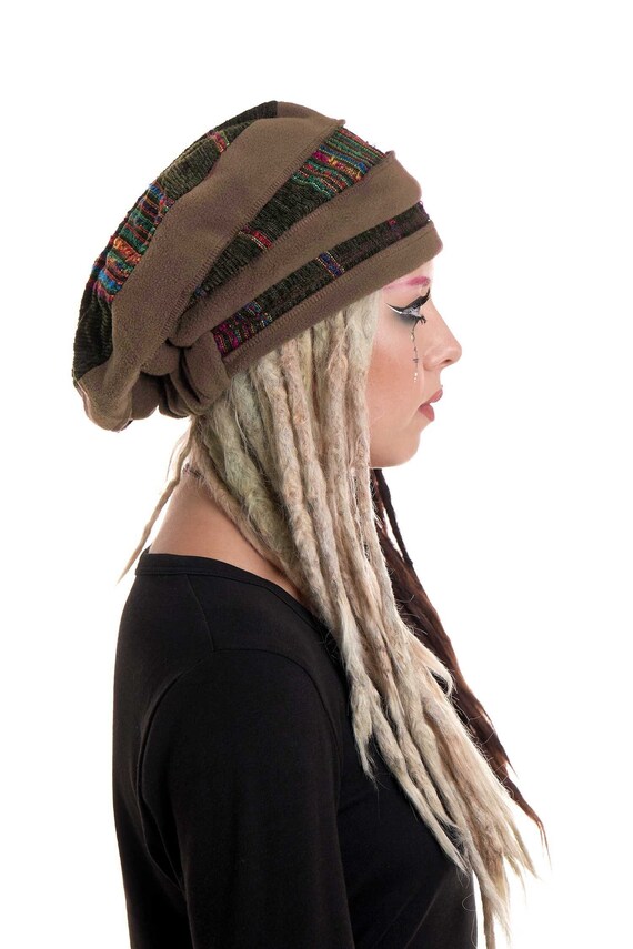 Slouchy Fleece Dread Tam Hat - Etsy