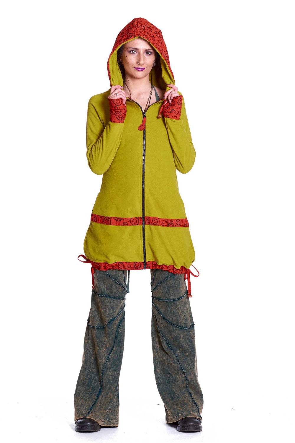 Image of Fae Fleece Jacket in Lemon