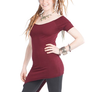 GURU SHOP Goa Pixi Shirt Damen - Bauchfrei, Choli Top, Synthetisch, Festival