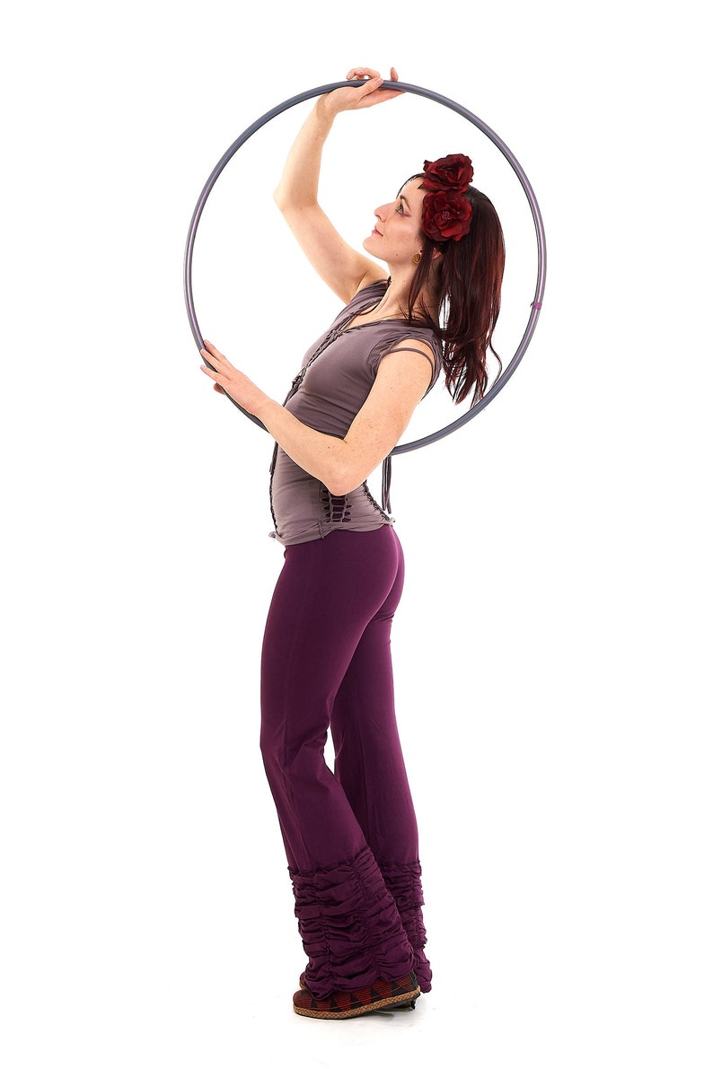 Braided Tribal Psy Top in Dusty Lilac