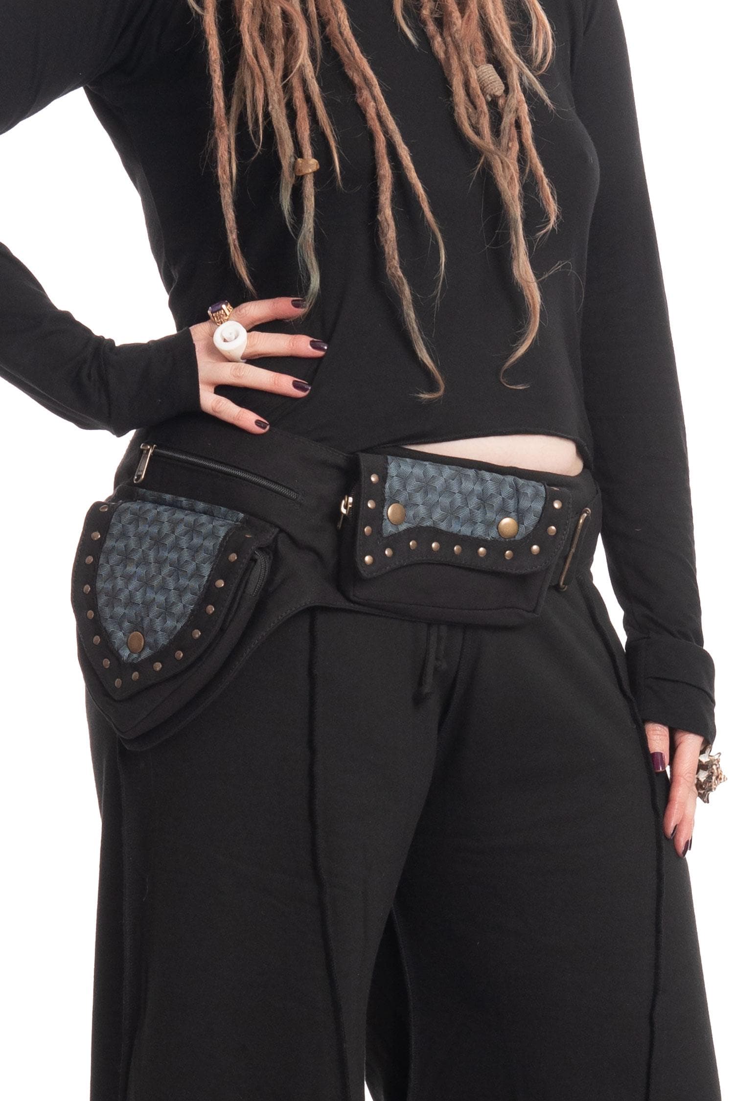 Tribal Festival Pocket Utility Belt With Geometric Print - Etsy display picture 3