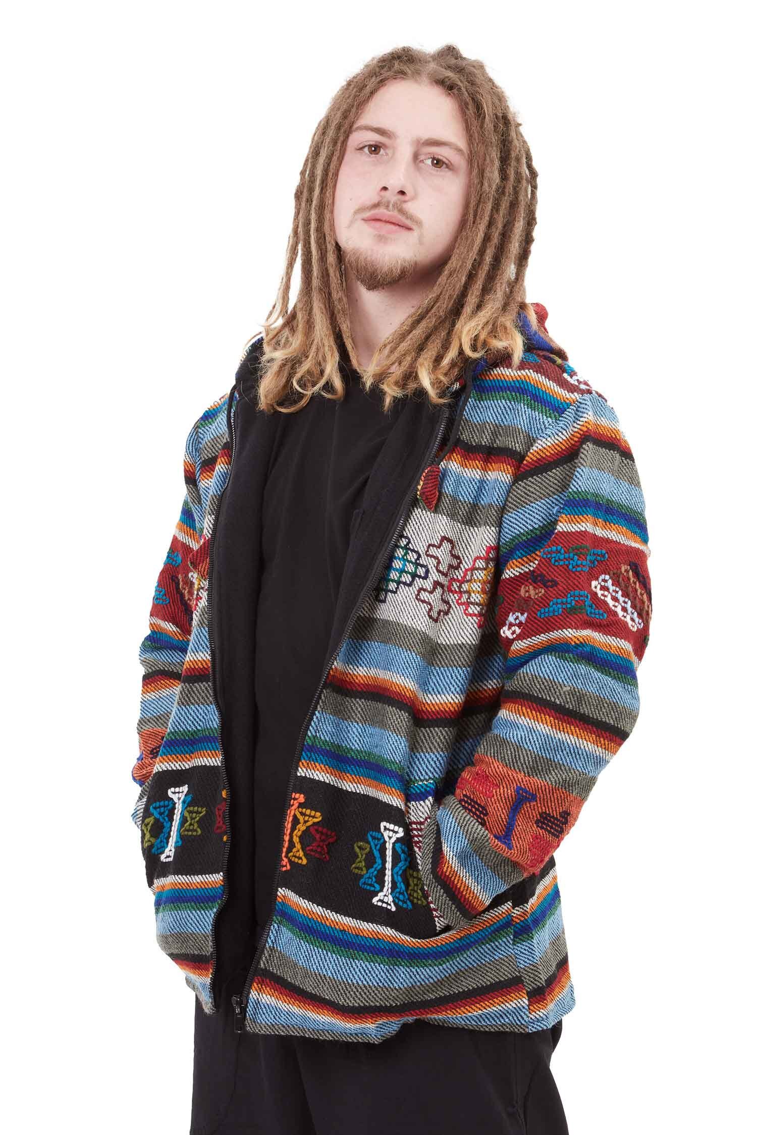 Image of Colourful Woolen Hippy Jacket | No. 12