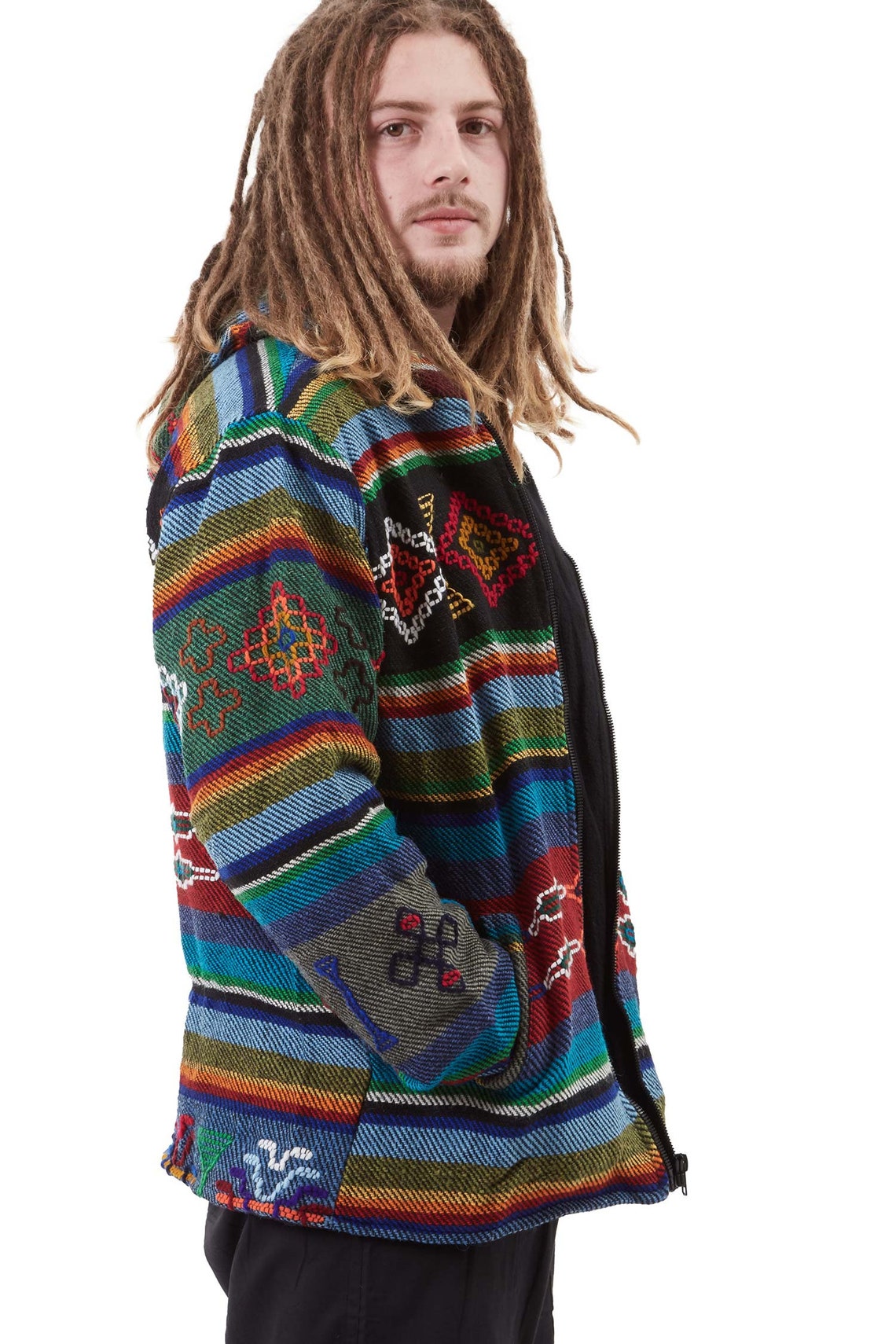 hippie hoodie mens