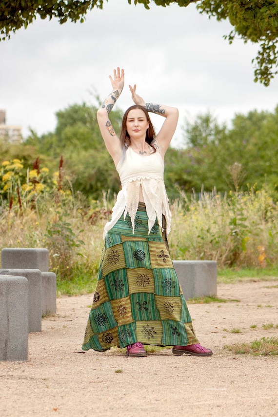 Hippy wrap skirt online