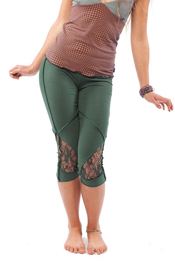 ORGANIC PIXIE LEGGINGS Green Pixie 