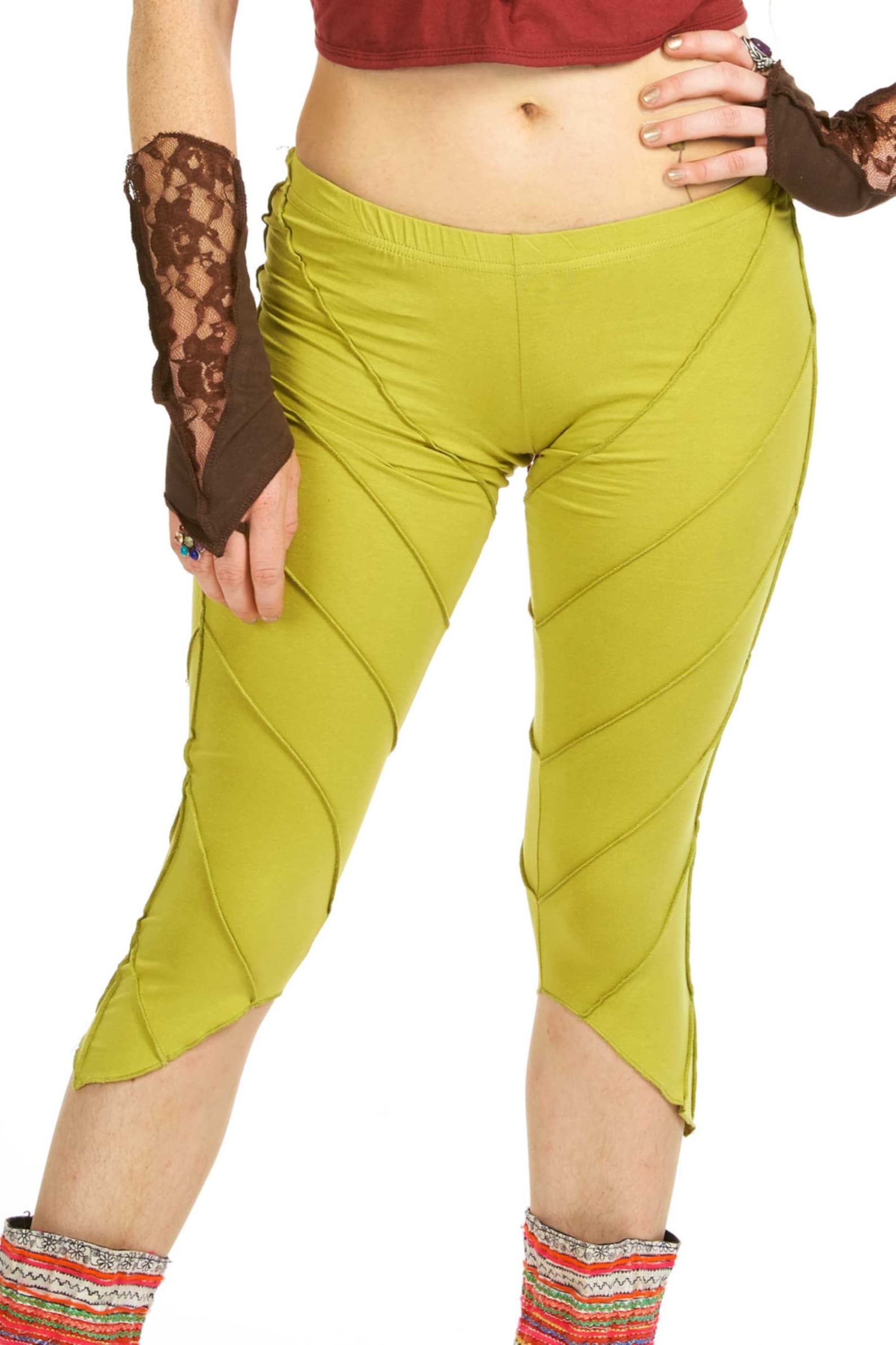 GURU SHOP Psytrance Pantaloni da yoga stampati Goa