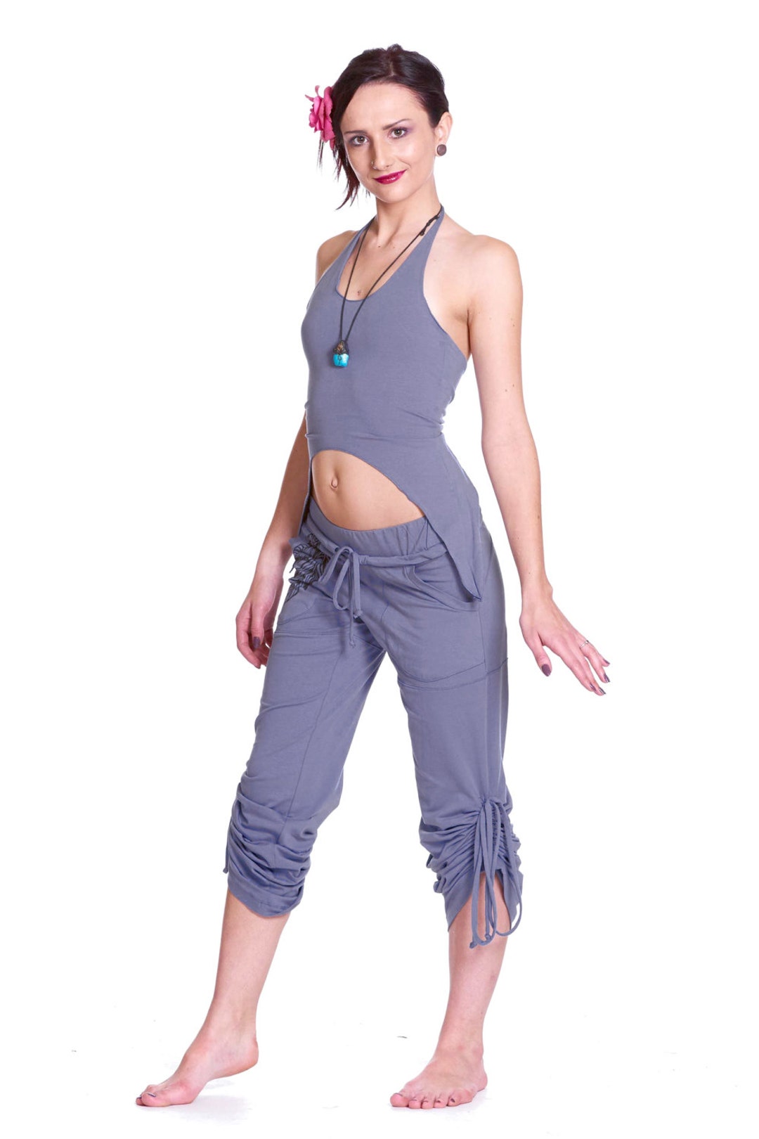 ORGANIC YOGA TOP, Backless Organic Cotton Top, Psy Trance Clothing — free download