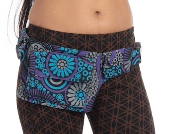 Psychedelic Mandala Festival Waist Bag Pocket Belt