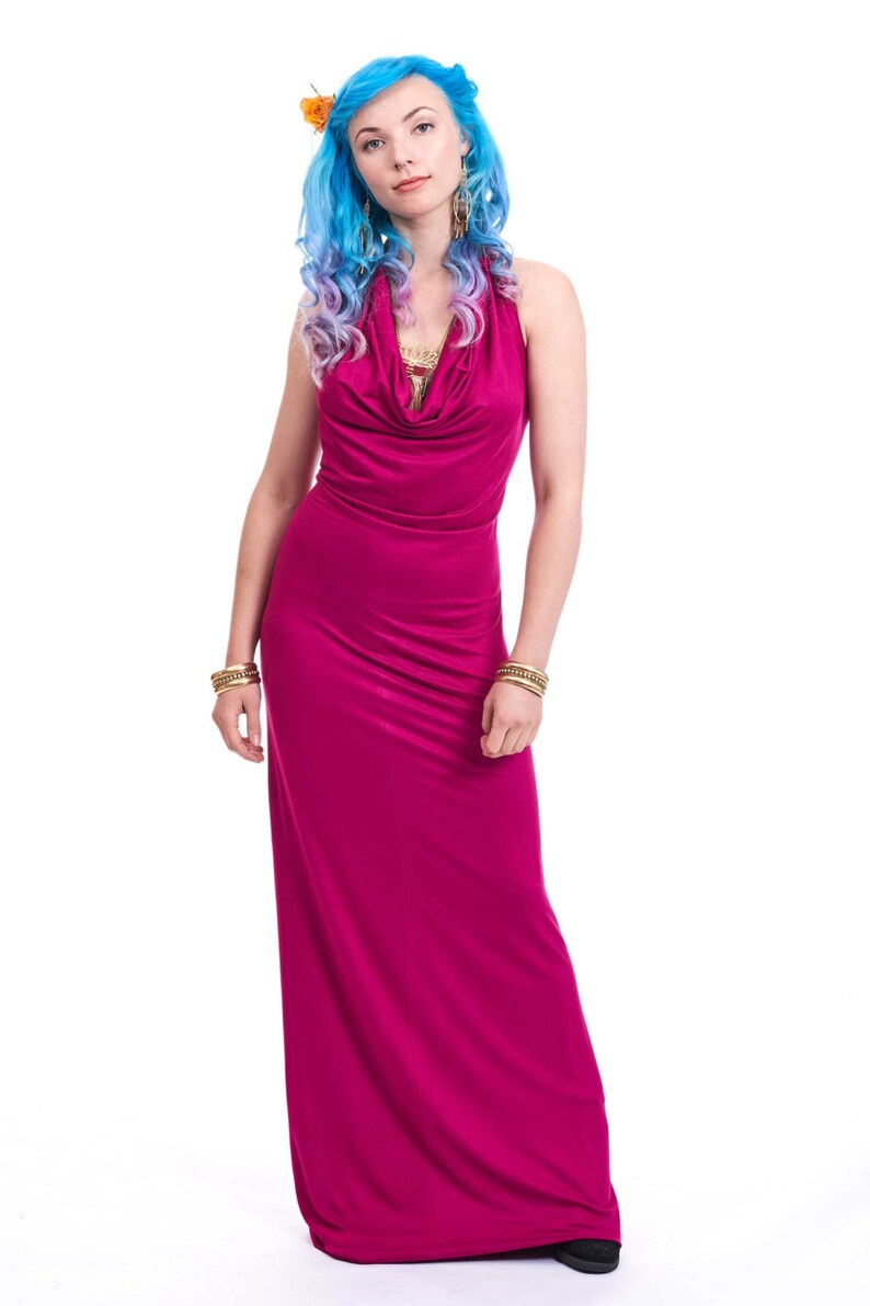 Cowl Neck Prom Dresses