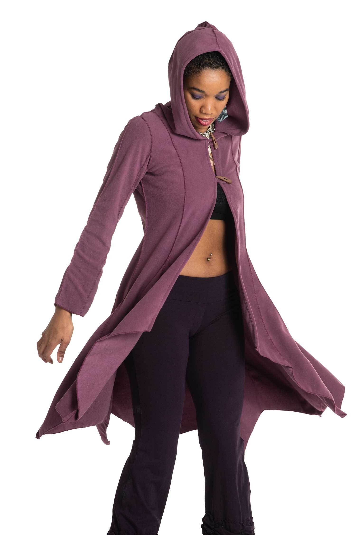 Fleece Faerie Jacket, Cosplay Fairycore Jacket, Ladies Ren Faire