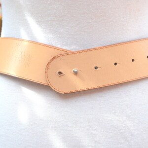 tan chain mule